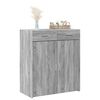 vidaXL Sideboard Gray Sonoma 31.5"x16.7"x36.6" Engineered Wood