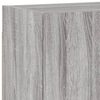 vidaXL TV Wall Cabinet Set of 2 Grey Sonoma Engineered wood Medium