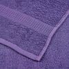 vidaXL Sauna Towel Set of 4 Purple 100% Ring-Spun Cotton 31.5 x 78.7 in
