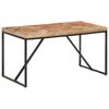 vidaXL Dining Table Natural Wood