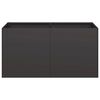 vidaXL Planter Black Cold-rolled Steel Large Durable Planter