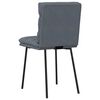 vidaXL Dining Chair Set of 6 Dark Gray