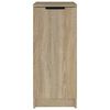 vidaXL Shoe Cabinet Sonoma Oak Engineered Wood 11.8 x 13.8 x 27.6 in