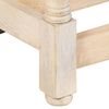vidaXL Dining Table Bleached wood Solid mango wood Standard Durable