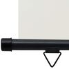 vidaXL Balcony Side Awning Cream Polyester, Aluminum, Steel 68.9 x 98.4 in