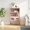 vidaXL Highboard Pink Cold-rolled steel Mid-sized Highboard