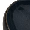 vidaXL Countertop Basin Black and Blue Oval 23.2x15.7x5.9" Ceramic
