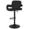 vidaXL Bar Stool Set of 2 Black