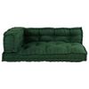 vidaXL Pallet Sofa Cushion 3 pcs Green fabric