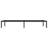vidaXL Metal Bed Frame without Mattress Black 35.4"x74.8"
