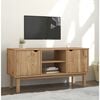 vidaXL Tv Cabinet Solid pinewood, engineered wood Medium Tv Cabinet