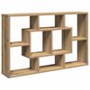 vidaXL Wall Shelf Artisan Oak Engineered Wood 33.5 x 6.3 x 20.7 in