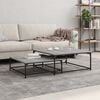 vidaXL Nesting Coffee Table Grey Sonoma Engineered wood Small to Medium