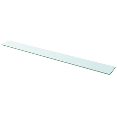 vidaXL Shelf Panel Glass Clear 43.3"x4.7"