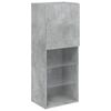 vidaXL 5 Piece TV Wall Units with LED Concrete Gray Engineered Wood