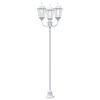 vidaXL Garden Light White 22.44 x 19.29 x 94.88 in Aluminium and Glass