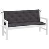 vidaXL Garden Bench Cushion Set of 2 Anthracite