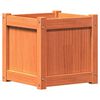 vidaXL Garden Planter Set of 2 Wax Brown Solid Pine Wood Medium