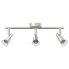 vidaXL Ceiling Spotlight Brushed Nickel 39 x 10.5 x 10.5 cm Steel