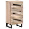 vidaXL Sideboard Bleached Wood Solid mango wood, Steel Medium Sideboard