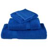 vidaXL Sauna Towel Set of 2 Blue 100% Cotton 31.5 x 78.7 in