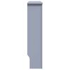 vidaXL MDF Radiator Cover Gray 30.7"
