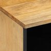 vidaXL Bedside Cabinet Set of 2 Brown Solid Mango Wood Medium