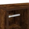 vidaXL Bathroom Cabinet Smoked oak Engineered wood Slim Bathroom Cabinet