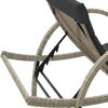 vidaXL Sun Lounger Set of 2 Light Grey