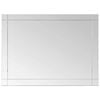 vidaXL Wall Mirror Transparent Glass Medium Decorative Inlays