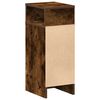 vidaXL Bedside Cabinet Set of 2 Smoked oak Engineered wood