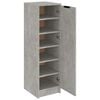 vidaXL Shoe Cabinet Concrete Grey Engineered Wood Compact Shoe Cabinet