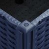 vidaXL Garden Planter Blue Grey Polypropylene Medium-sized