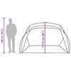 vidaXL Beach Tent 2-Person Grey Waterproof