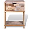 vidaXL Cabinet Various shades of teak Reclaimed teak wood Storage