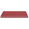 vidaXL Replacement Awning Fabric Burgundy red 100% Polyester with PU coating