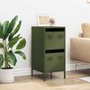 vidaXL Sideboard Olive green Cold-rolled Steel Medium Sideboard
