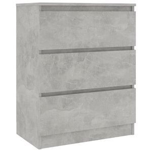 vidaXL Sideboard Concrete Gray 23.6"x13.8"x29.9" Engineered Wood