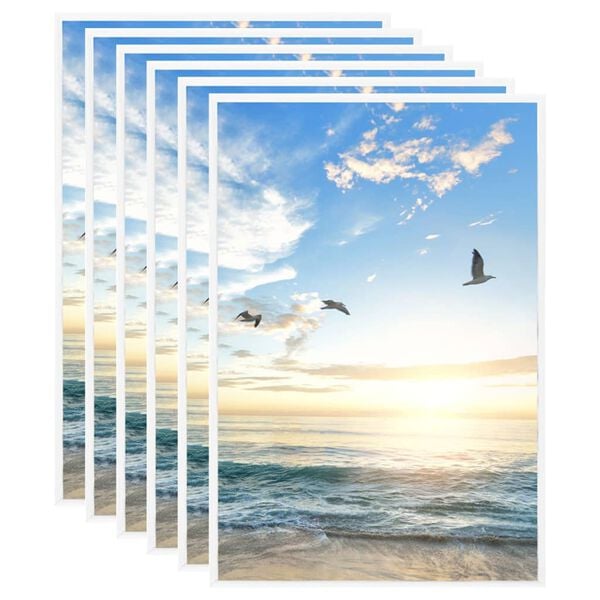 vidaXL Photo Frame Set of 5 Modern MDF Photo Frames Rectangular Modern