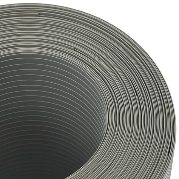 vidaXL Patio Privacy Screens 10 pcs Stone Grey 99.4x7.5" PVC