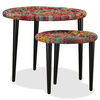 vidaXL Coffee Table Set of 2 Multicolor
