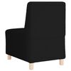 vidaXL Modular Sofa Unit Armless 2 pcs Black 21.65 x 29.13 x 32.28 in