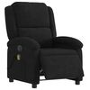 vidaXL Electric Massage Recliner Chair Black Velvet