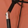 vidaXL Garden Parasol Terracotta Polyester 118.1x78.7 in Tiltable