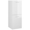 vidaXL Bathroom Furniture Set High gloss white