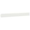 vidaXL Lawn Edgings 10 pcs White 3.9x40.6" Cold-rolled Steel