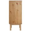 vidaXL Drawer Cabinet Natural wood Solid pine wood, Engineered wood
