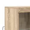 vidaXL Sideboard Sonoma Oak Engineered Wood Medium Sideboard Cabinet