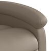 vidaXL Massage Recliner Chair Cappuccino