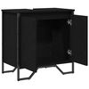 vidaXL Bathroom Sink Cabinet Black Oak 60 x 35 x 60 cm Engineered wood